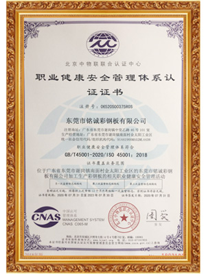 职业健康安全管理体系...